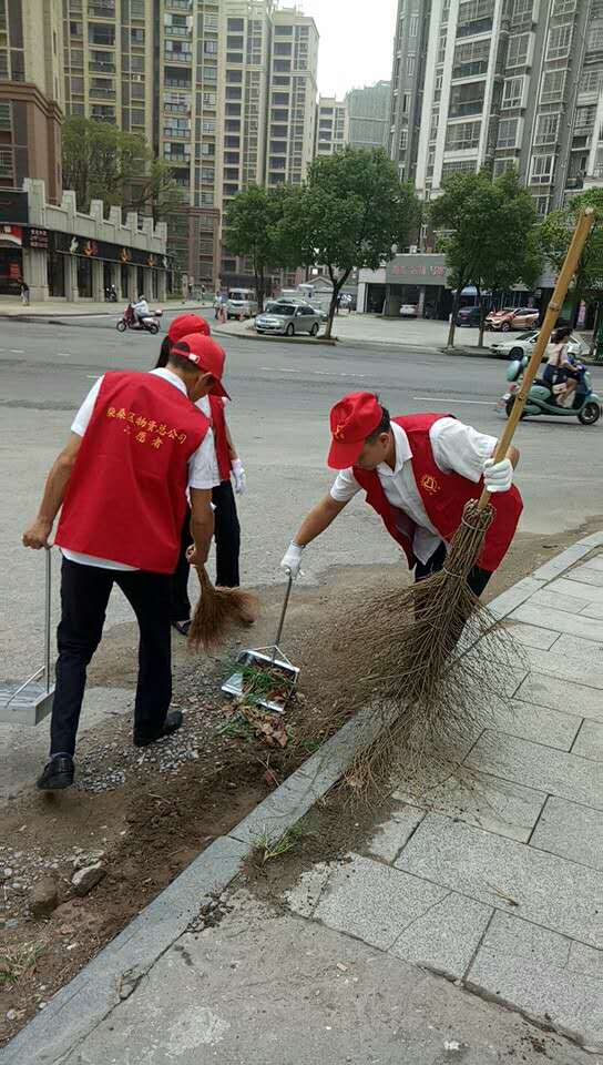 開展文明創(chuàng)建志愿活動，助力環(huán)境整治百日攻堅“凈化”行動